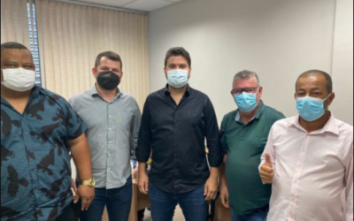 Prefeito e vereadores de Irará fazem encontro com Diego e Angelo Coronel Filho