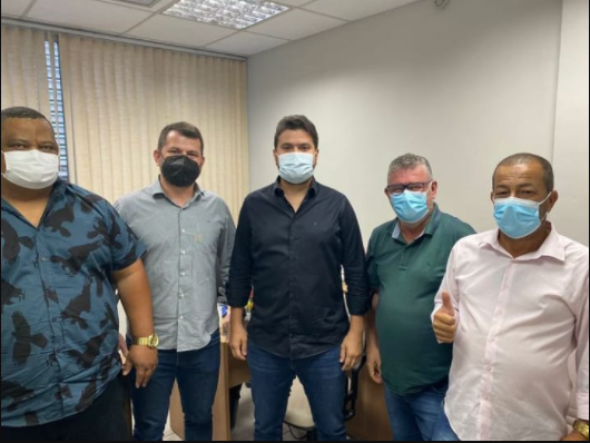 Prefeito e vereadores de Irará fazem encontro com Diego e Angelo Coronel Filho