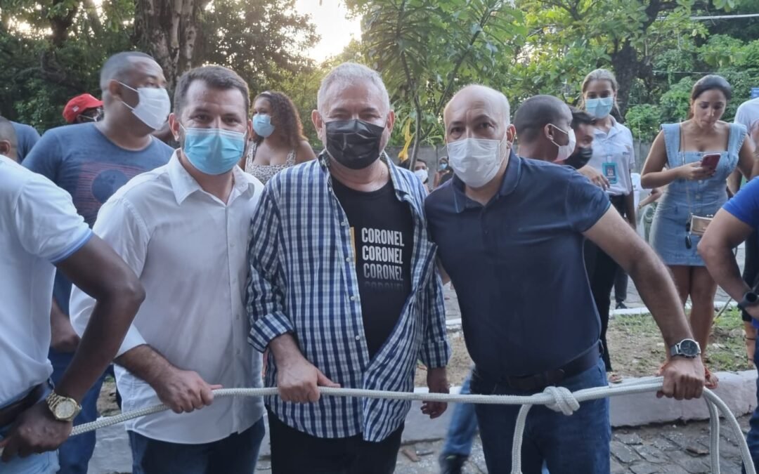 Angelo Coronel Filho Participa da Puxada dos Cablocos em Itaparica
