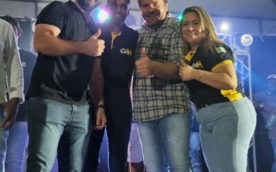 Angelo Coronel Filho Participa da Festa de Inauguração de Vaquejada em Aporá
