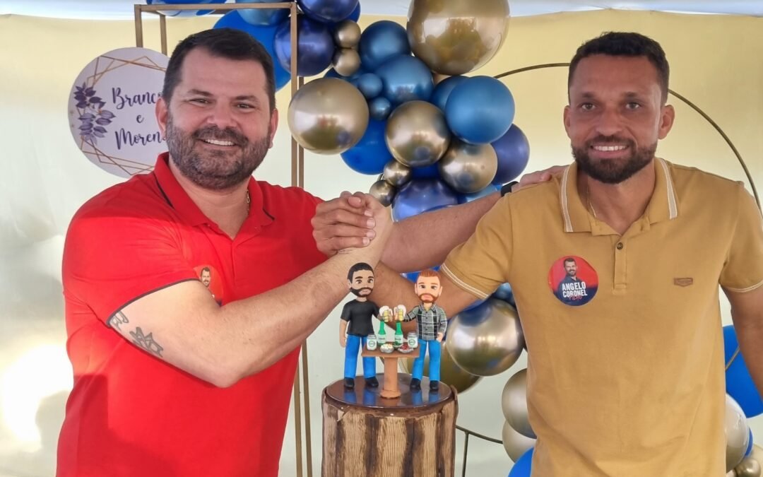 Aniversário do prefeito de Cardeal teve presença de Angelo Coronel Filho
